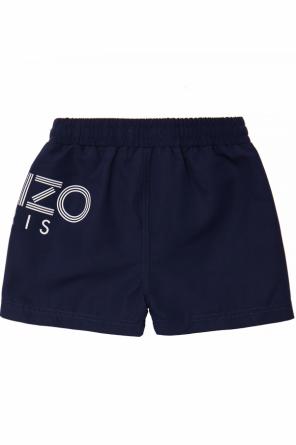 Swimming trunks with a print and logo, zdjęcie 2 Swimming trunks with a print and logo od Kenzo Kids